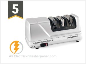 Chef’sChoice 130 Professional Electric Knife Sharpening Station for Straight and Serrated Knives