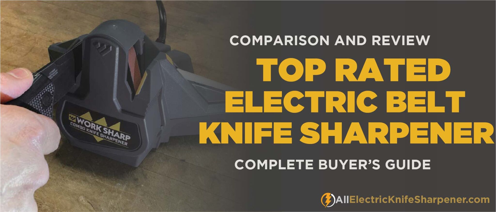 best electric belt knife sharpener