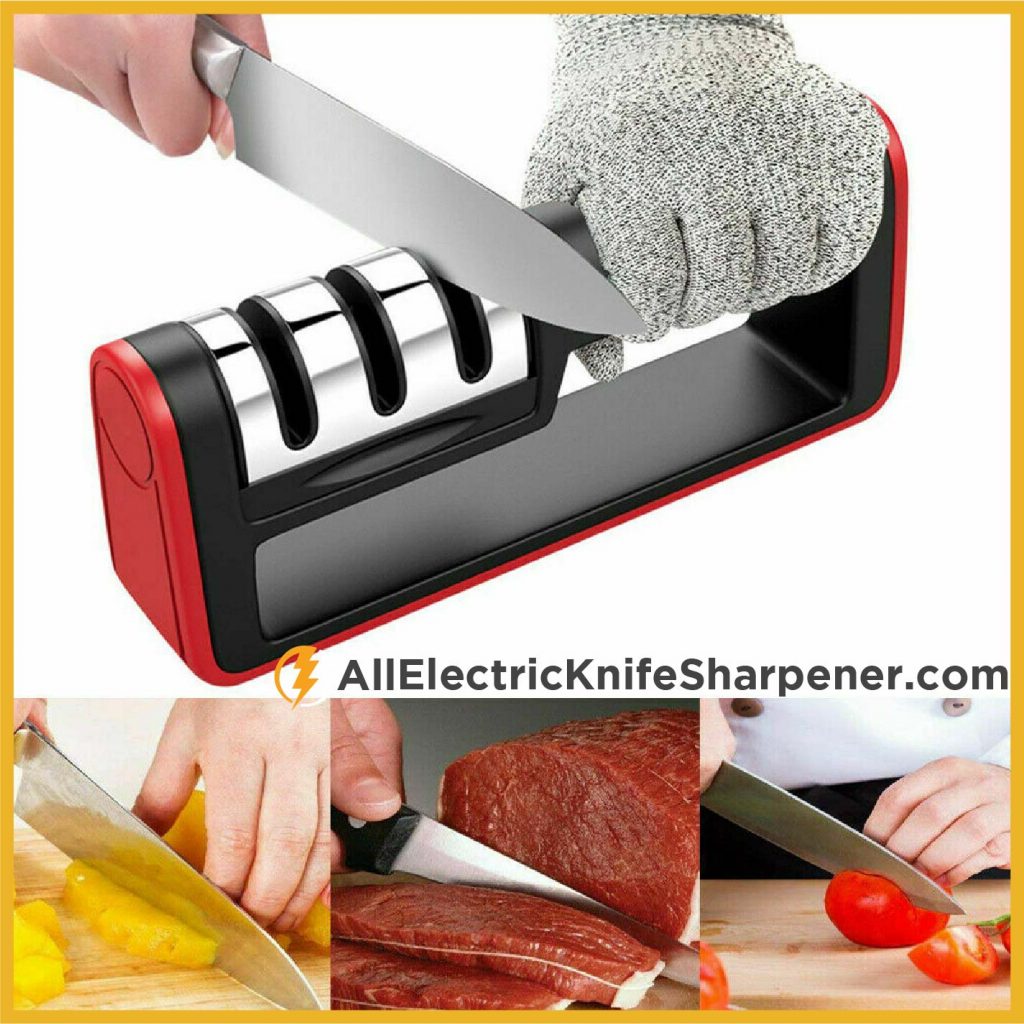 How to sharpen a knife manual stick sharpeners
