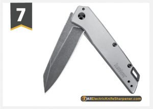 Kershaw Misdirect Pocketknife; 2.9 in. 4Cr13 Black-Oxide Blackwash