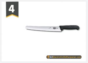 Victorinox-Swiss-Army-10-1-4 inch Serrated Bread Knife with Fibrox Handle