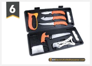 Outdoor Edge WildPak, 8-Piece Field to Freezer Hunting & Game Processing Knife Set