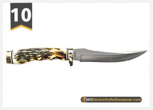 Uncle Henry 153UH Golden Spike Rat Tail Full Tang 9.25in High Carbon S.S. Fixed Blade Knife