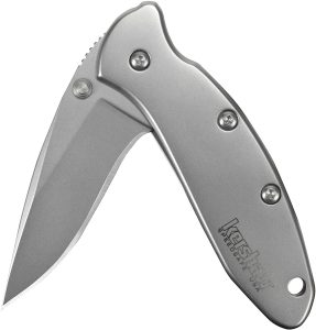 3.Kershaw Chive Pocket Knife, 1.9 Inch 420HC Steel Blade, Speedsafe Assisted Opening, Made in the USA