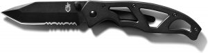 9.Gerber Gear 31-001731N Paraframe Tanto Pocket Knife
