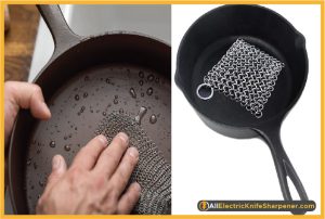 Chainmail Scrubbers for Cast Iron