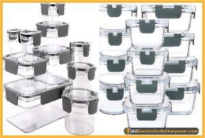 Use clear storage containers